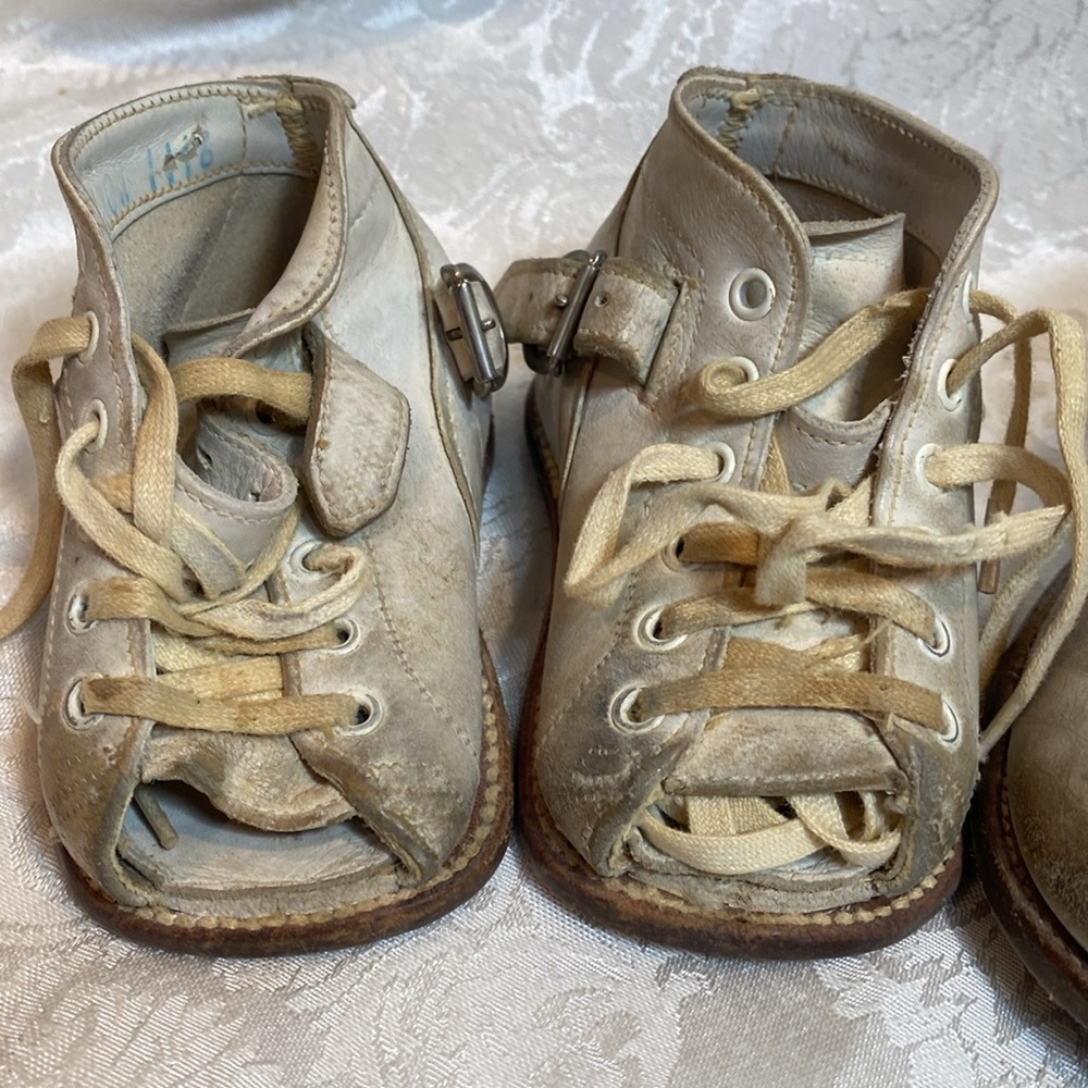 Vintage leather baby shoes Sabels Pre Walker Stride Rite - Picture 2 of 5